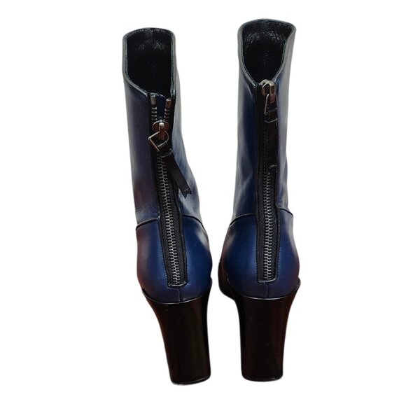 FABRIZIO VITI CAPALBIO LEATHER WINTER TIMELESS BOOTIE Size EU38/US 7.5 - Picture 11 of 16